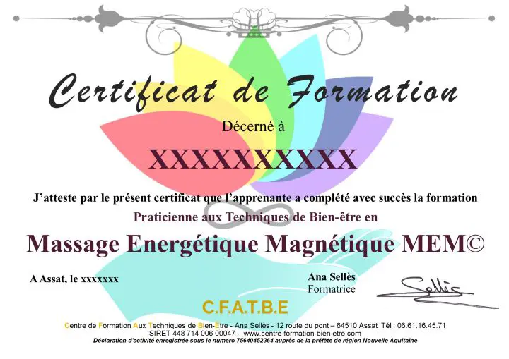 Stage de transformation personnelle avec Ana, formatrice en magnétisme
