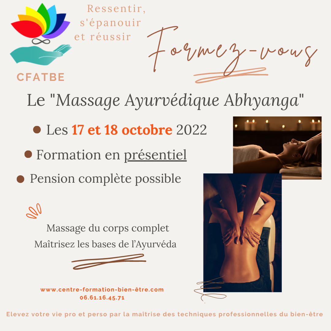 Formation Massage Ayurvédique Abhyanga